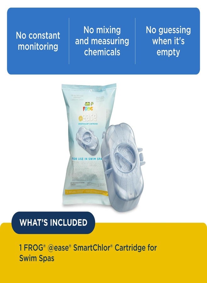 فروغ خرطوشة سمارت كلور بديلة من FROG @Ease للاستخدام مع نظام FROG @Ease العائم لأحواض السباحة - نظام تعقيم أحواض السباحة يدعم استخدام كميات أقل من الكلور - عبوة واحدة - Image 3